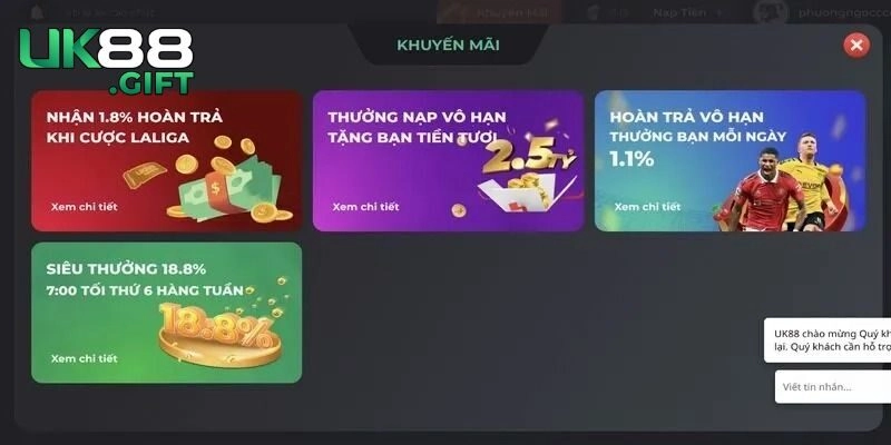 Khuyến mãi siêu thưởng độc quyền từ nền tảng