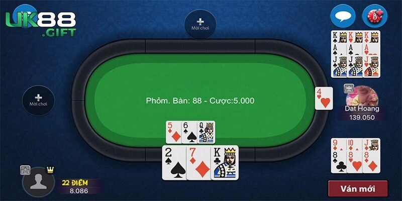 Luật đánh Phỏm cơ bản trên bàn cược 3D